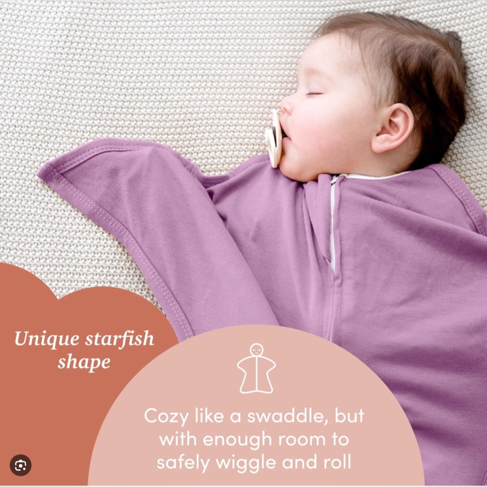 Zippadee Zip Transitional Swaddle NWT 3-6 Months